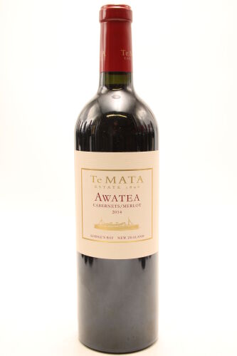 (1) 2014 Te Mata Estate Awatea Cabernets Merlot, Hawke's Bay