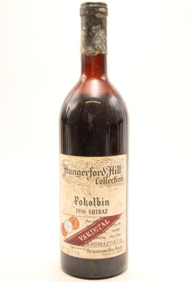 (1) 1981 Hungerford Hill Pokolbin Shiraz, Hunter Valley