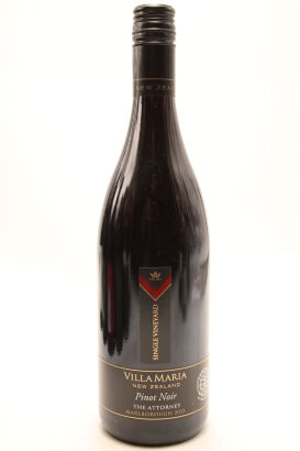 (1) 2013 Villa Maria Single Vineyard The Attorney Pinot Noir, Marlborough