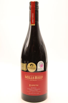 (1) 2013 Mills Reef Elspeth Trust Vineyard Syrah, Gimblett Gravels [BC95] [RC19.0+]