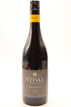 (1) 2015 Vidal Reserve Gimblett Gravels Syrah, Hawkes Bay