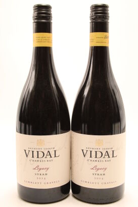 (2) 2014 Vidal Estate Legacy Syrah, Gimblett Gravels