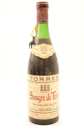 (1) 1981 Torres Sangre de Toro Original, Catalonia