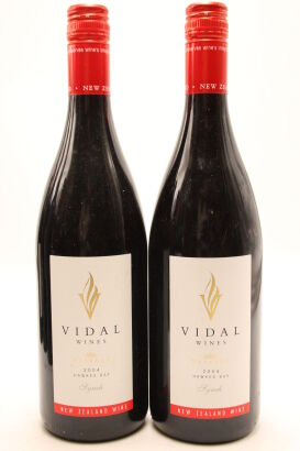 (2) 2004 Vidal Estate Reserve Syrah, Gimblett Gravels [BC95]