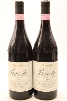 (2) 1996 Fratelli Alessandria Barolo Monvigliero, Barolo DOCG