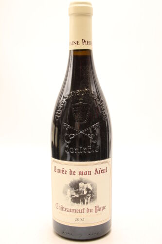 (1) 2005 Domaine Pierre Usseglio et Fils Chateauneuf-du-Pape Cuvee de Mon Aieul, Rhone [RP95] [WS96]