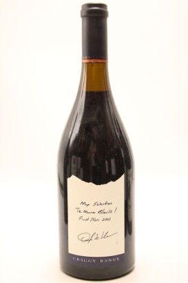 (1) 2003 Craggy Range Doug Wisor My Selection Te Muna Block 1 Pinot Noir, Martinborough (LS)