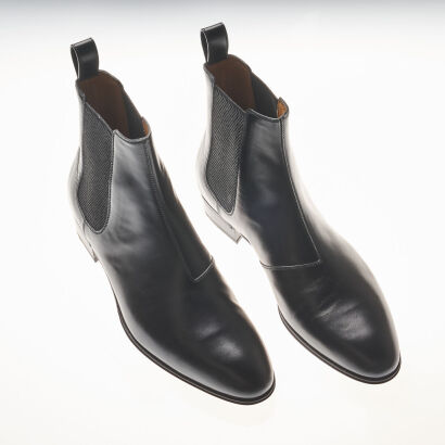 Gucci Black Leather Boots