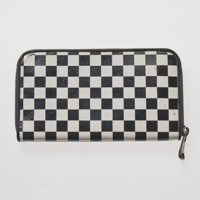 Luella Bartley Checkerboard Long Wallet