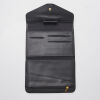 Aquascutum Black Leather Notebook Cover Wallet - 2