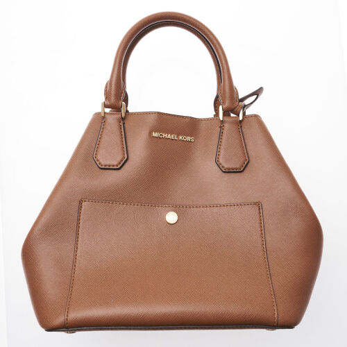 Michael Kors Brown Saffiano Leather Bag