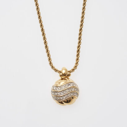 Nina Ricci Diamante Circle Necklace