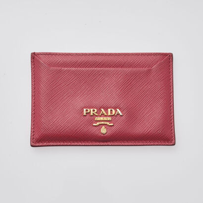 Prada Saffiano Pink Cardholder