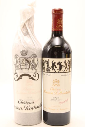 (2) 2016 Chateau Mouton Rothschild, Pauillac [JR19] [RP100] [WE98] [WS98]