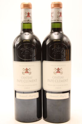 (2) 2005 Chateau Pape Clement, Pessac-Leognan [JR16.5] [RP99] [WS96]