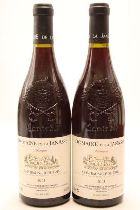 (2) 2003 Domaine de la Janasse Chateauneuf-du-Pape Cuvee Chaupin [RP95]