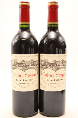 (2) 2003 Chateau Calon-Segur, Saint-Estephe [JR16] [WS95]