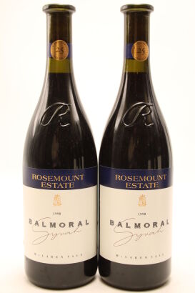 (2) 1998 Rosemount Estate Balmoral Syrah, McLaren Vale [JO97]