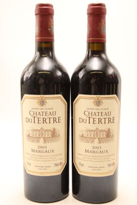 (2) 2003 Chateau du Tertre, Margaux