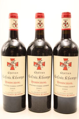 (3) 2000 Chateau La Croix Saint-Georges, Pomerol [RP95]