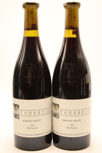 (2) 2002 Torbreck The Factor Shiraz, Barossa Valley [JR18] [RP99] [JO96]