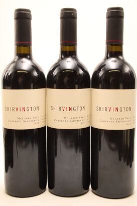 (3) 2003 Shirvington Cabernet Sauvignon, McLaren Vale