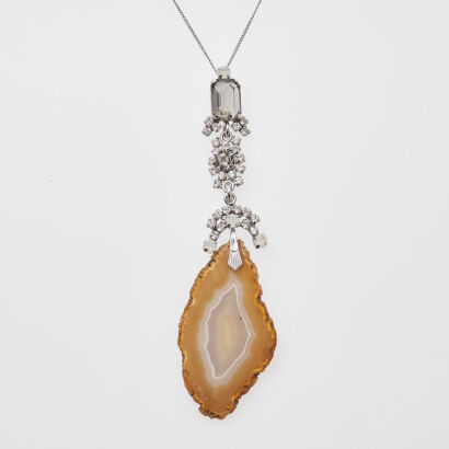 Christian Dior Agate Necklace