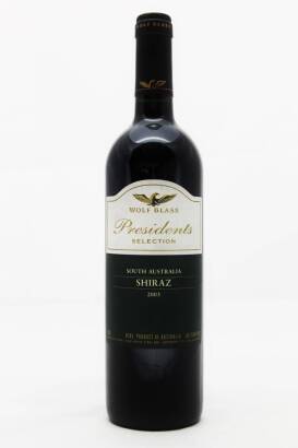 (1) 2003 Wolf Blass Presidents Selection Shiraz