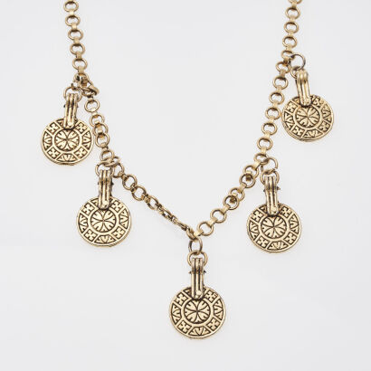 Yves Saint Laurent Five Charm Necklace