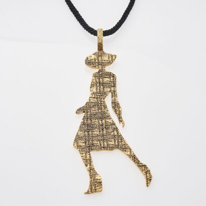 Yves Saint Laurent Silhoutte Necklace