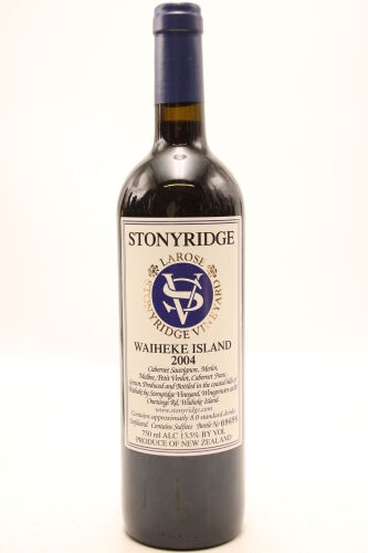 (1) 2004 Stonyridge Vineyard Larose, Waiheke Island