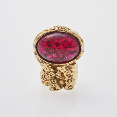 Yves Saint Laurent Arty Ring In Love Pink
