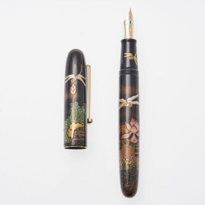 Namiki Yukari Royale &ldquo;Kachimushi&rdquo; Lotus and Dragonfly Limited Edition Fountain Pen