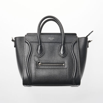 Celine Black Micro Luggage Bag