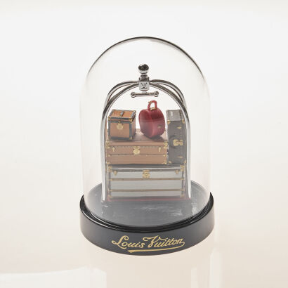 Louis Vuitton 'The Trunk & Bag Trolley' Limited Edition Snow Globe
