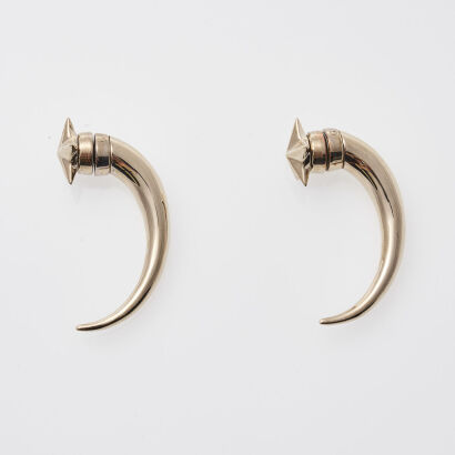 Givenchy Magnetic Horn Earrings