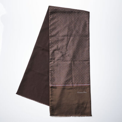Christian Dior Silk and Wool Scarf