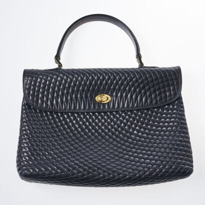 Bally Quilted Leather Bag