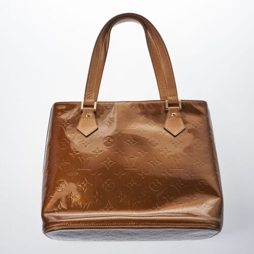 Louis Vuitton Bronze Vernis Houston Bag