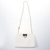 Salvatore Ferragamo Gancini White Shoulder Bag - 2