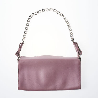 Salvatore Ferragamo Pink Chain Shoulder Bag