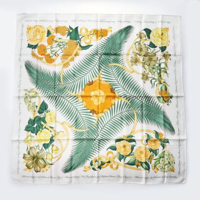 Hermes Fleurs de l'Opera Scarf