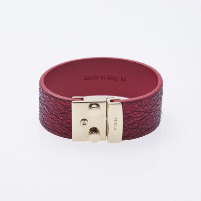Furla Metallic Leather Bracelet