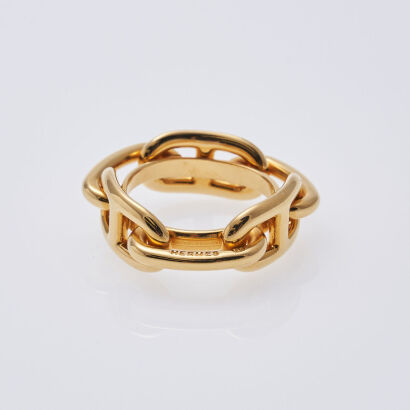 Hermes Chain Link Scarf Ring
