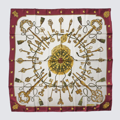 Hermes Key Scarf