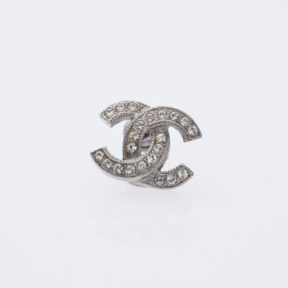 Chanel Logo Stud Earring