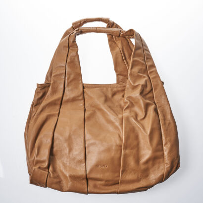 Desmo Tan Leather Bag