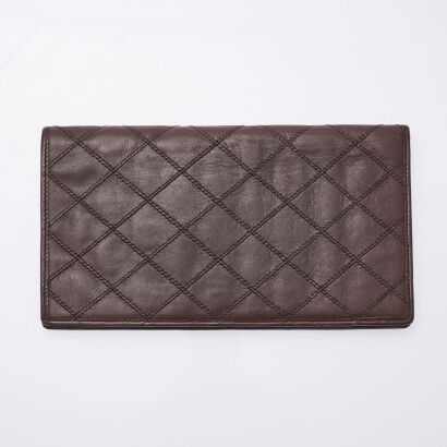 Chanel Quilted Leather Wallet