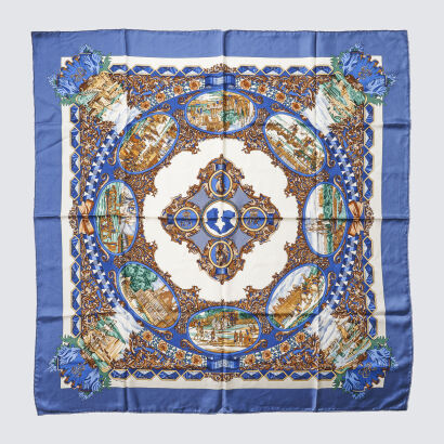 Hermes L'Entente Cordiale Scarf