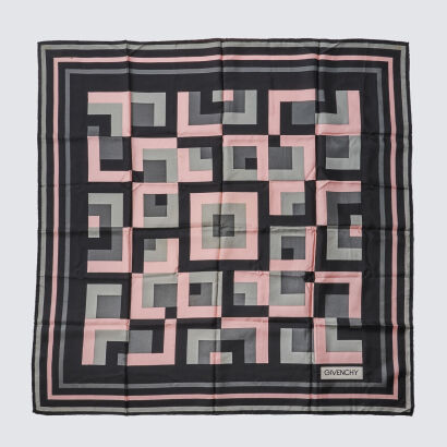 Givenchy Geometric Silk Scarf